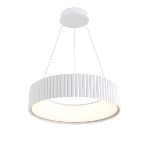 ΦΩΤΙΣΤΙΚΟ ΚΡΕΜΑΣΤΟ ΜΕΤΑΛΛΟ LED 30W 3000K 2262Lm ΛΕΥΚΟ Φ460mm ARTE ILLUMINA HALLO