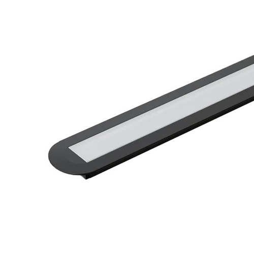 EL-87ECCR END CAP FOR PROFILE EL-87CR BLACK, SET