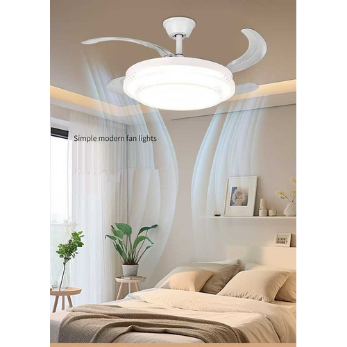 Ανεμιστήρας οροφής & φωτιστικό - DS-8049 - 2*48W - 431637 - White