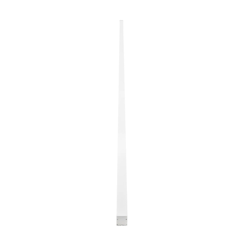 GLOBOSTAR® ALP-LINEAR BRIGHTRAIL 61774-3M Επιφανειακό / Κρεμαστό Προφίλ Αλουμινίου με Λευκό Γαλακτερό Πατητό Κάλυμμα για Ταινίες LED IP20 - Λευκό Ματ - Μ300 x Π5 x Υ7.5cm