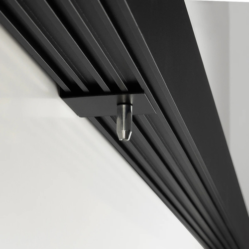 GLOBOSTAR® ALP-LINEAR BRIGHTRAIL 61775-3M Επιφανειακό / Κρεμαστό Προφίλ Αλουμινίου με Λευκό Γαλακτερό Πατητό Κάλυμμα για Ταινίες LED IP20 - Μαύρο Ματ - Μ300 x Π5 x Υ7.5cm