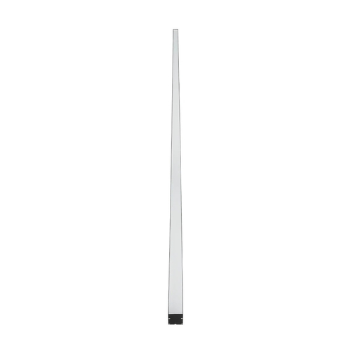 GLOBOSTAR® ALP-LINEAR BRIGHTRAIL 61775-3M Επιφανειακό / Κρεμαστό Προφίλ Αλουμινίου με Λευκό Γαλακτερό Πατητό Κάλυμμα για Ταινίες LED IP20 - Μαύρο Ματ - Μ300 x Π5 x Υ7.5cm