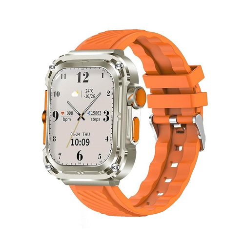 Σετ Smartwatch με 3 λουράκια - Z85 MAX - 065097 - Orange