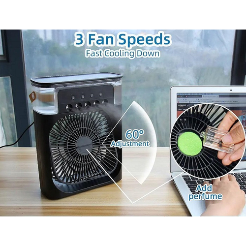 Ανεμιστήρας & υγραντήρας mini - Air Cooler - 845 - 512820 - Black