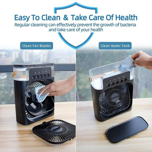 Ανεμιστήρας & υγραντήρας mini - Air Cooler - 845 - 512820 - Black