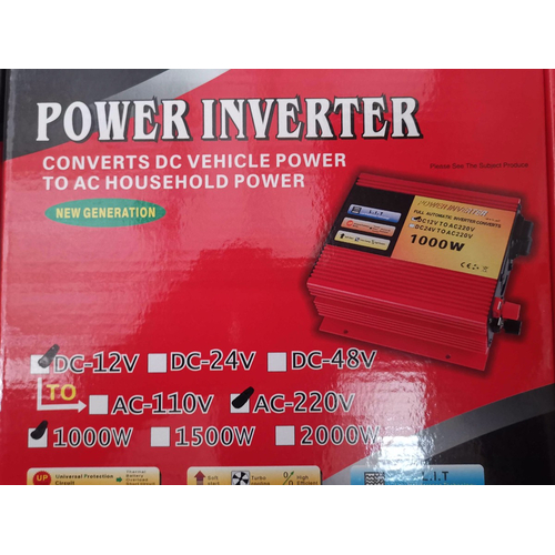 Power Inverter - Μονοφασικό - 1000W - DC-24V - 602066