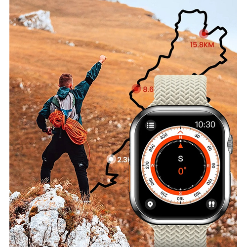 Σετ Smartwatch με 2 λουράκια - Z81 Pro Max - 880372 - Blue