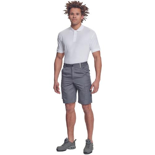 Βερμούδα εργασίας Gijon γκρι 65%poly-35%cott, 195 g/m² No 46/S
