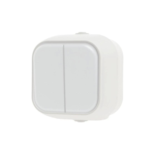GEYER Διακόπτης κομμιτατέρ IP54 H2-B210M-W λευκός