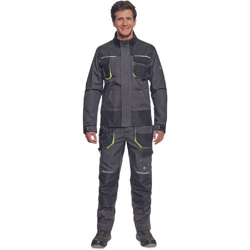 ΜΠΟΥΦΑΝ ΕΡΓΑΣΙΑΣ GREENDALE ΑΝΘΡΑΚΙ/ΛΑΙΜ 65%poly-35%cott, 270 g/m² No 48/M