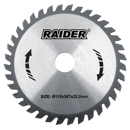 RAIDER Δίσκος με καρβίδιο του βολφαρμίου 165x20mm24T 163143