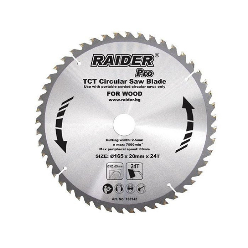 RAIDER Δίσκος κοπής ξύλου Φ30/Φ235/48Δόντια 163142
