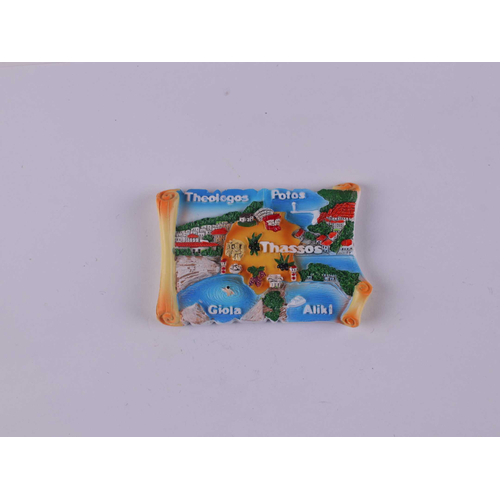 Τουριστικό μαγνητάκι Souvenir - Σετ 12pcs - Thassos - 678406