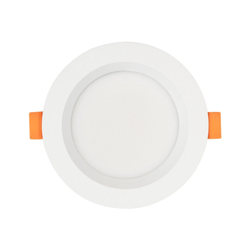 GLOBOSTAR® WATERA 60898 Χωνευτό Downlight Σποτ Panel LED 12W 1500lm 120° AC 220-240V Αδιάβροχο IP54 Ρυθμιζόμενο Λευκό CCT με Διακόπτη στο Σώμα 2700K/4500K/6000K Dimmable - Lumileds SMD Chip & TÜV SÜD Driver - Λευκό Ματ - Μ10.8 x Π10.8 x Υ3.2cm / Q9cm - 3 Χρόνια Εγγύηση