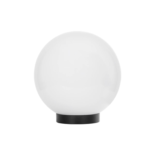 GLOBOSTAR® AGROS 61594 Φωτιστικό Κήπου με Ντουί 1 x E27 AC 220-240V Αδιάβροχο IP65 - Λευκό & Μάυρο - Μ20 x Π20 x Υ22cm