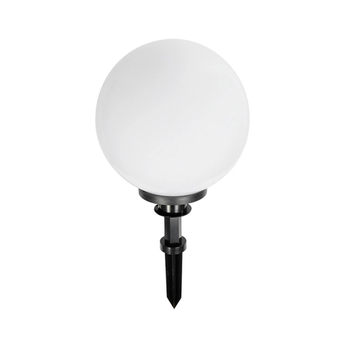 GLOBOSTAR® AGROS 61708 Φωτιστικό Κήπου / Καρφωτό με Ντουί 1 x E27 AC 220-240V Αδιάβροχο IP65 - Λευκό & Μάυρο - Μ30 x Π30 x Υ64cm
