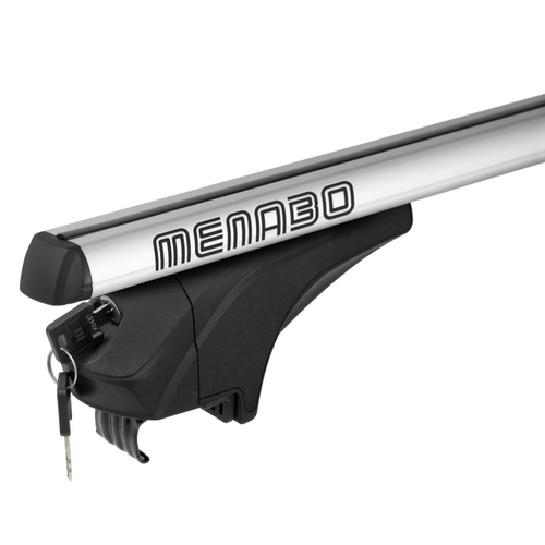 ΜΠΑΡΕΣ ΑΛΟΥΜΙΝΙΟΥ ARIEM XL 131,5 cm ΣΕ ΑΣΗΜΙ ΧΡΩΜΑ ΓΙΑ ΟΡΟΦΗ ΜΕ FLUSH ΚΑΙ RAISED RAILS MENABO - 2 ΤΕΜ.