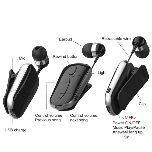 Ασύρματο ακουστικό Bluetooth - ART-K36 - 884283 - Black