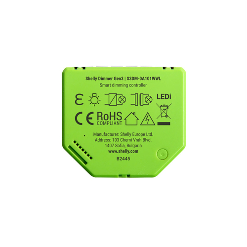 Shelly Dimmer Gen3 | Shelly Dimmer Gen3 - EAN 3800238070526