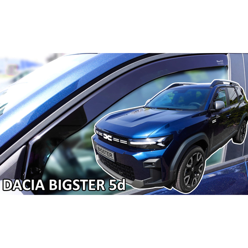 ΑΝΕΜΟΘΡΑΥΣΤΕΣ ΓΙΑ DACIA BIGSTER 5D 2024+ ΣΕΤ ΑΥΤΟΚΙΝΗΤΟΥ ΑΠΟ ΕΥΚΑΜΠΤΟ ΦΙΜΕ ΠΛΑΣΤΙΚΟ HEKO - 4 ΤΕΜ.
