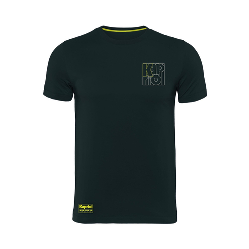 Μπλούζα t-shirt black με στάμπα kapriol 100% Βαμβάκι 5XL / 37657
