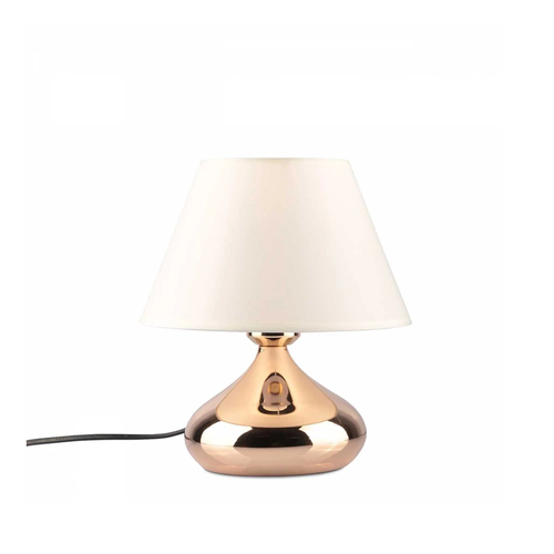 GloboStar® KORG 204-0184 Μοντέρνο Επιτραπέζιο Φωτιστικό Πορτατίφ Μονόφωτο 1 x E27 AC 220-240V IP20 Μπεζ & Χάλκινο - Μ17 x Π17 x Υ23cm GloboStar® KORG 204-0184 Μοντέρνο Επιτραπέζιο Φωτιστικό Πορτατίφ Μονόφωτο 1 x E27 AC 220-240V IP20 Μπεζ & Χάλκινο - Μ17 x Π17 x Υ23cm