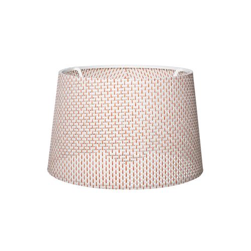 GloboStar® COVER 203-0263 Μοντέρνο Φωτιστικό Καπέλο Μπέζ Διάτρητο Ύφασμα - Μ38 x Π38 x Υ30cm