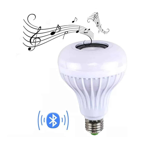 100288 Λάμπα E27 12Watt Bluetooth με Ηχείο και Ασύρματο Χειριστήριο RGBW