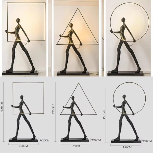 F9103 Hoopman Art Decoration Series Minimal Φωτιστικό Δαπέδου