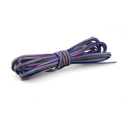 100141 Εύκαμπτο Πλακέ Καλώδιο 1m RGB 4 x 0.25mm²