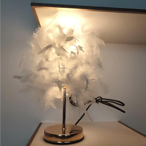 101433 Roma-Β Mini Feather Επιτραπέζιο Φωτιστικό με πούπουλο 1ΧΕ27 D23 Μοβ