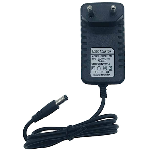 100056 Πλαστικό Τροφοδοτικό LED 12W 1A - AC 220-240V σε DC 12V - IP20 - 2 Χρόνια Εγγύηση