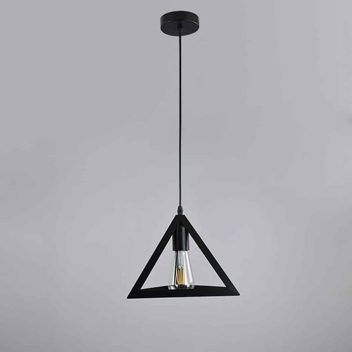 101321 PYRAMID Μεταλλικό Κρεμαστό φωτιστικό 1ΧΕ27 25cm