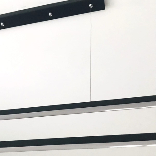 GB6381 LED Minimal Μεταλλικό Κρεμαστό Φωτιστικό 35W CCT & Dimmable με Χειριστήριο