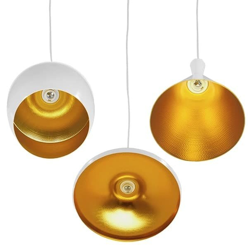 LED7 TIM-1B Κρεμαστό Φωτιστικό Καμπάνα D350mm Λευκό