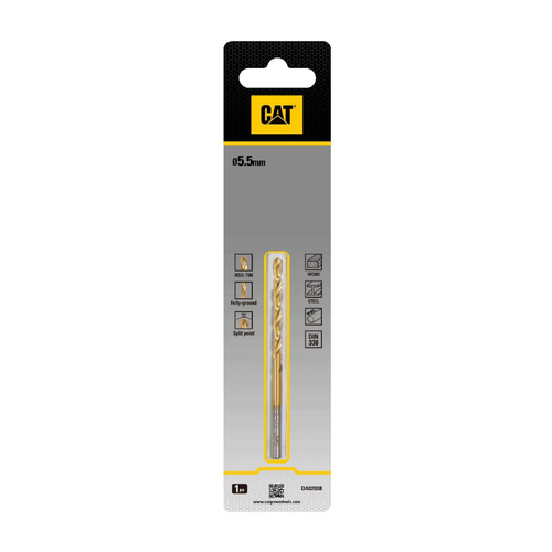 CAT Τρυπάνι τιτανίου HSS 5.5x93mm DA02008