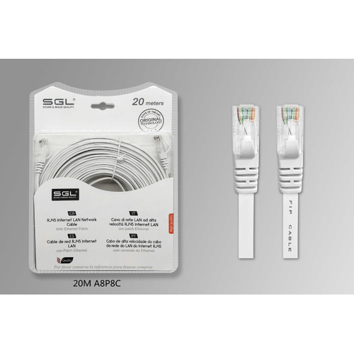 Καλώδιο δικτύου - Ethernet - 20m - A8P8 - 196444