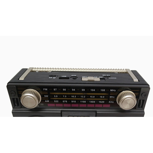 Επαναφορτιζόμενο ραδιόφωνο Retro - MD-1305 BT - 020122 - Red