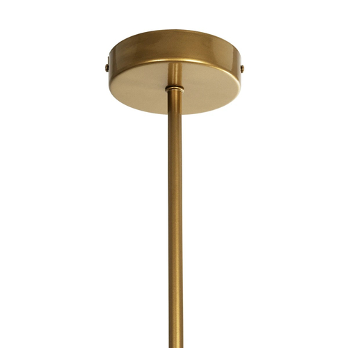 GLOBOSTAR® GLOBUS 201-0119 Μοντέρνο Φωτιστικό Οροφής με Ντουί 2 x E27 AC 220-240V IP20 - Χρυσό & Λευκό - Μ65 x Π15 x Υ623cm