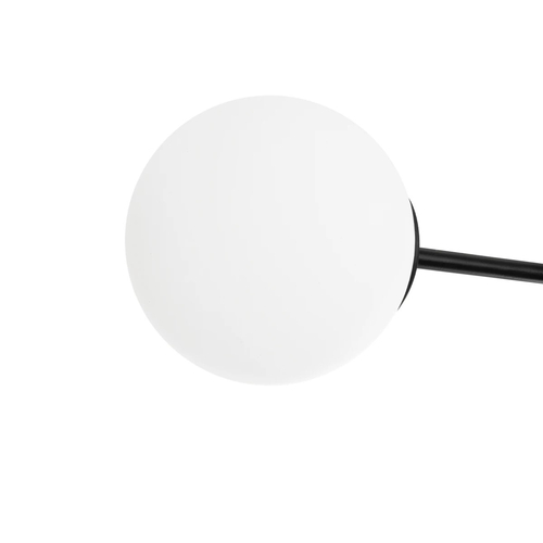 GLOBOSTAR® GLOBUS 201-0118 Μοντέρνο Φωτιστικό Οροφής με Ντουί 2 x E27 AC 220-240V IP20 - Μαύρο & Λευκό - Μ65 x Π15 x Υ23cm