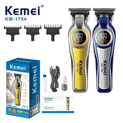 Κουρευτική μηχανή - KM-1784 - Kemei - Blue/Silver