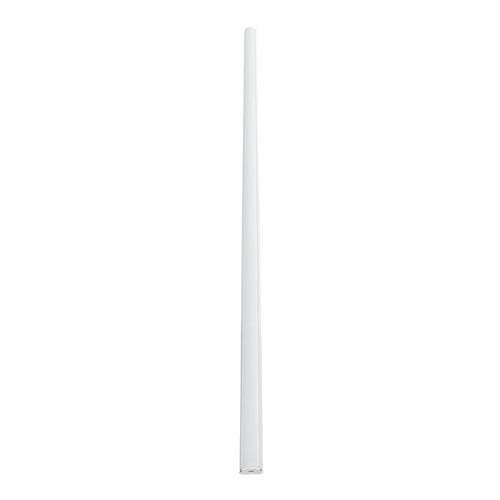 GLOBOSTAR® ALP-LINEAR CURBARIO 70863-1M Επιφανειακό Εύκαμπτο Προφίλ Αλουμινίου με Λευκό Γαλακτερό Πατητό Κάλυμμα για Ταινίες LED IP20 - Λευκό - Μ100 x Π1.7 x Υ0.5cm