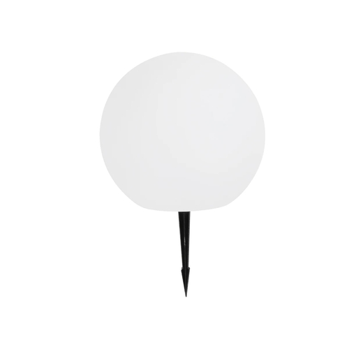 GLOBOSTAR® AQUAGLOW 71474 Μοντέρνο Φωτιστικό Κήπου Μπάλα με IR Ασύρματο Χειριστήριο LED 3W 240lm 360° DC 5V με USB-C με Ενσωματωμένο Φωτοβολταϊκό Panel 6V 1W & Επαναφορτιζόμενη Μπαταρία Li-ion 3.7V 2x18650 1400mAh Αδιάβροχο IP54 Πολύχρωμο RGBW Dimmable - Sanan SMD Chip - Γαλακτερό Λευκό - Μ25 x Π25 x Υ24cm - 2 Χρόνια Εγγύηση