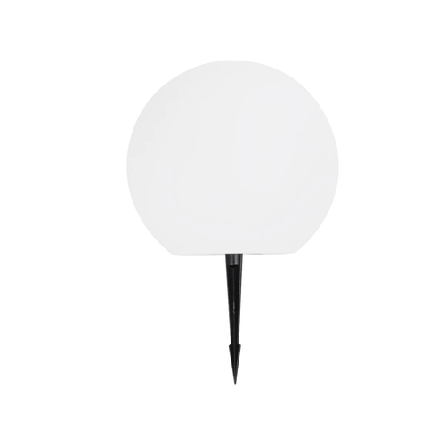 GLOBOSTAR® AQUAGLOW 71474 Μοντέρνο Φωτιστικό Κήπου Μπάλα με IR Ασύρματο Χειριστήριο LED 3W 240lm 360° DC 5V με USB-C με Ενσωματωμένο Φωτοβολταϊκό Panel 6V 1W & Επαναφορτιζόμενη Μπαταρία Li-ion 3.7V 2x18650 1400mAh Αδιάβροχο IP54 Πολύχρωμο RGBW Dimmable - Sanan SMD Chip - Γαλακτερό Λευκό - Μ25 x Π25 x Υ24cm - 2 Χρόνια Εγγύηση