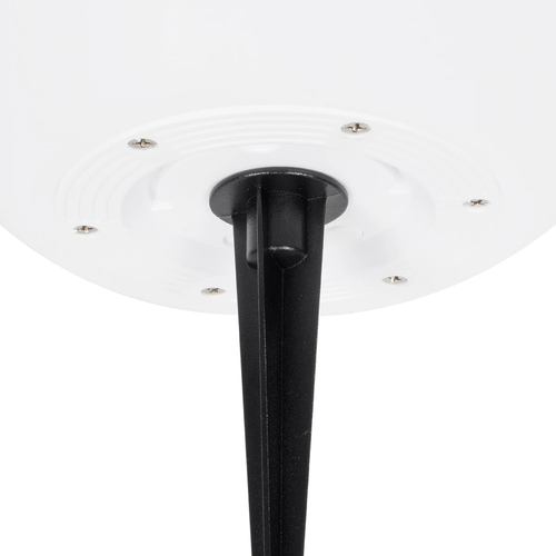 GLOBOSTAR® AQUAGLOW 71474 Μοντέρνο Φωτιστικό Κήπου Μπάλα με IR Ασύρματο Χειριστήριο LED 3W 240lm 360° DC 5V με USB-C με Ενσωματωμένο Φωτοβολταϊκό Panel 6V 1W & Επαναφορτιζόμενη Μπαταρία Li-ion 3.7V 2x18650 1400mAh Αδιάβροχο IP54 Πολύχρωμο RGBW Dimmable - Sanan SMD Chip - Γαλακτερό Λευκό - Μ25 x Π25 x Υ24cm - 2 Χρόνια Εγγύηση