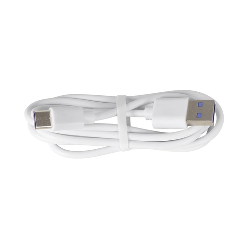 GLOBOSTAR® LUCORA 76555 Μοντέρνο Επιτραπέζιο Φωτιστικό Γραφείου με Ασύρματη Φόρτιση 10W 2A & 4W Bluetooth Ηχείο LED 3W 300lm 120° DC 5V με USB-C IP20 Ρυθμιζόμενο Λευκό CCT με Αφή 2700K/4500K/6000K Dimmable - Sanan SMD Chip - Λευκό - Μ12 x Π12 x Υ34cm - 2 Χρόνια Εγγύηση
