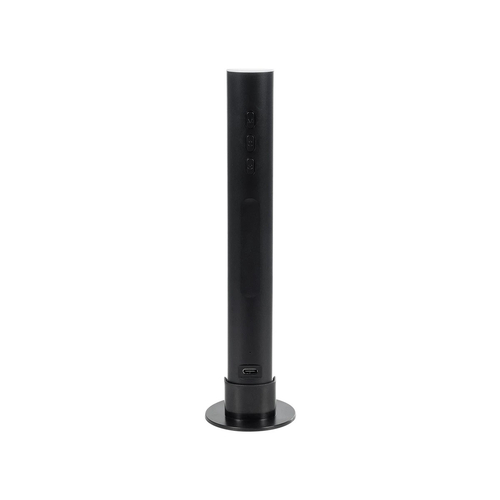 GLOBOSTAR® DIGICOLUMN 76562 Μοντέρνο Επιτραπέζιο Γραμμικό Ψηφιακό Φωτιστικό Digital Pixel Symphony Bar με WiFi Εφαρμογή LED 1.5W 90lm 120° DC 5V με USB-C & Επαναφορτιζόμενη Μπαταρία LiPo 601045 3.7V 280mAh IP20 Πολύχρωμο RGB Dimmable - Μαύρο - Μ5.5 x Π5.5 x Υ22cm - 2 Χρόνια Εγγύηση