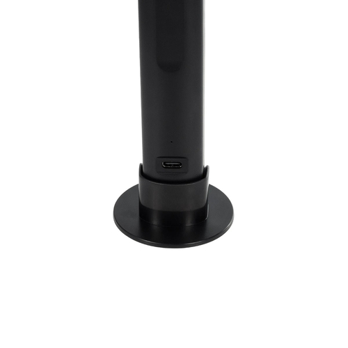 GLOBOSTAR® DIGICOLUMN 76562 Μοντέρνο Επιτραπέζιο Γραμμικό Ψηφιακό Φωτιστικό Digital Pixel Symphony Bar με WiFi Εφαρμογή LED 1.5W 90lm 120° DC 5V με USB-C & Επαναφορτιζόμενη Μπαταρία LiPo 601045 3.7V 280mAh IP20 Πολύχρωμο RGB Dimmable - Μαύρο - Μ5.5 x Π5.5 x Υ22cm - 2 Χρόνια Εγγύηση