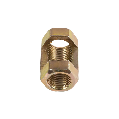 GLOBOSTAR® PIPEADAPT 79595 Μεταλλικός DIY Σύνδεσμος για Ολόπασους Σωλήνες Φωτιστικών - Μ1.3 x Π1.3 x Υ2.5cm - Πακέτο 10 Τεμαχίων