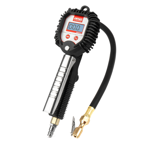 ΠΙΣΤΟΛΙ ΑΕΡΑ ΜΕ ΜΑΝΟΜΕΤΡΟ ΨΗΦΙΑΚΟ 16BAR ΜΕ ΣΠΕΙΡΩΜΑ ΣΥΝΔΕΣΗΣ ΓΙΑ ΒΑΛΒΙΔΕΣ 1/4'' AMIO - 1 Τεμ.